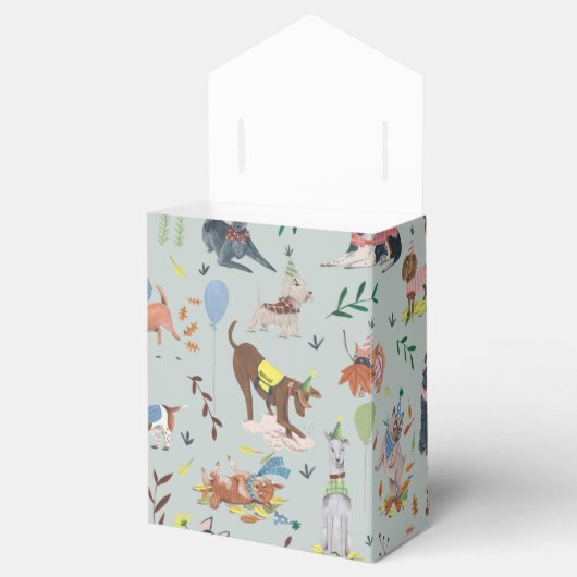 レッツパーティブルードッグパピー誕生日パーティーありがとう フェイバーボックス (オープン)