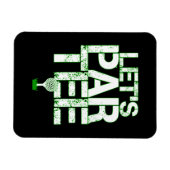 レッツパーティーゴルフゴおもしろいーフパーティー マグネット (横)