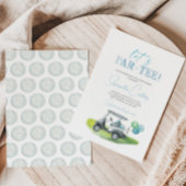 レッツパーティーゴルフテーマベビーシャワー招待状 招待状