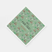 レッツパーティーゴルフテーマ誕生会 スタンダードランチョンナプキン (角)