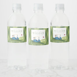 レッツパーティーゴルフパターアーガイルンファースト誕生日 ペットボトルラベル