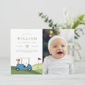 レッツパーティーゴルフパターアーガイルン写真 招待状 (スタンド正面)