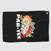 レッツパーティーゴルフパン – ゴルフパーティー ゴルフタオル (横)