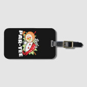 レッツパーティーゴルフパン – ゴルフパーティー ラゲッジタグ (正面横)