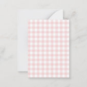 レッツパーティーゴルフモダンブライダルシャワー ノートカード (裏面)