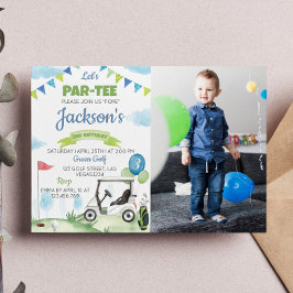 レッツパーティーゴルフ誕生日招待状 招待状