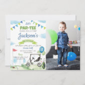 レッツパーティーゴルフ誕生日招待状 招待状 (正面)