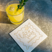 レッツパーティースクリプトおもしろい大学院博士課程卒業パーティー 箔ナプキン