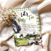 レッツパーティーニュートラルゴルフバースデーパーティー 招待状