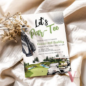レッツパーティーニュートラルゴルフバースデーパーティー 招待状