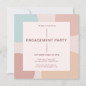 レッツパーティーバラ婚約パーティ招待状 サンキューカード (裏面)