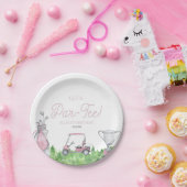 レッツパーティーピンクゴルフ誕生日パーティー ペーパープレート (パーティー)