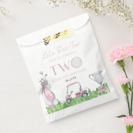 レッツパーティーピンクゴルフ2nd誕生日パーティー フェイバーバッグ