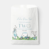 レッツパーティーブルーゴルフ2nd誕生日パーティー フェイバーバッグ (正面)