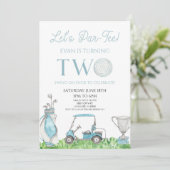 レッツパーティーブルーゴルフ2nd誕生日パーティー 招待状 (スタンド正面)