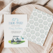 レッツパーティーミニゴルフボーイ誕生日招待状 招待状