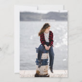 レッツパーティー子供の誕生日パーティの招待状 招待状 (裏面)