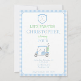 レッツパーティー子供の誕生日招待状 招待状