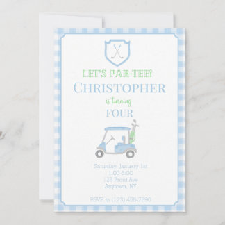 レッツパーティー子供の誕生日招待状 招待状