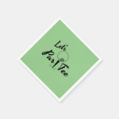 レッツパーティー紙プレート スタンダードカクテルナプキン (角)