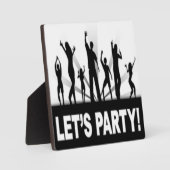 「レッツパーティー」ダンサー フォトプラーク (正面)