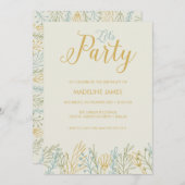 レッツパーティー 招待状 (正面/裏面)