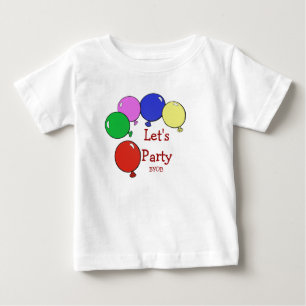 レッツパーティーBYOB乳児シャツ ベビーTシャツ