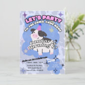 レッツパーティー'til the牛ホーム来カワイイ招待状 招待状 (スタンド正面)