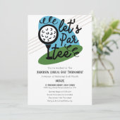 レッツパーTee年間ゴルフ大会かわいいパーティー 招待状 (スタンド正面)