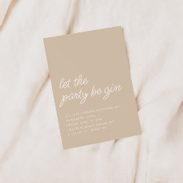 レッツビージンパーティー誕生日招待状 招待状