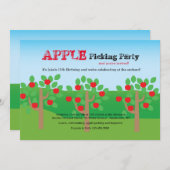 レッツピックアップルズ招待状 招待状 (正面/裏面)