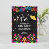 レッツフィエスタウォーターカラーベビーシャワー招待状 招待状 (スタンド正面)