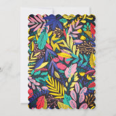 レッツフィエスタカラフルバチェロレッテ 招待状 (裏面)