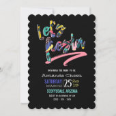 レッツフィエスタカラフルバチェロレッテ 招待状 (正面)