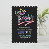 レッツフィエスタカラフルバチェロレッテ 招待状 (スタンド正面)