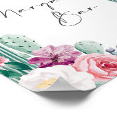 レッツフィエスタサボクサボスブライダルシャワーマルガリータバー ポスター (角)