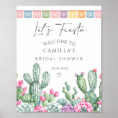 レッツフィエスタサボスブライダルシャワーへようこそ ポスター (正面)