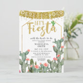 レッツフィエスタサボスメキシコブライダルシャワー 招待状 (スタンド正面)