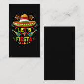 レッツフィエスタソンブレロハッピーシンコデマヨパーティー 名刺 (正面/裏面)