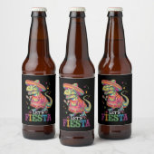 レッツフィエスタチンコデマヨTレックス恐竜 ビールラベル (ボトル)