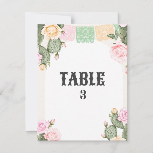 レッツフィエスタテーブルトップサイン (正面)