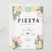 レッツフィエスタバチェロレッテウィークエンド旅程招待状 招待状 (正面)