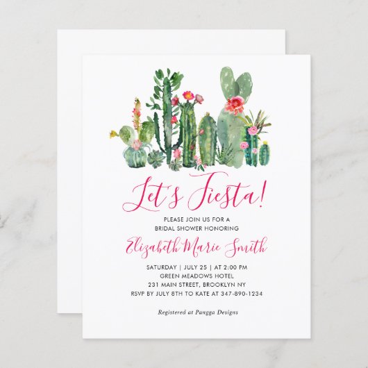 レッツフィエスタフローラサボスサキュリーブライダルシャワー (正面/裏面)