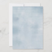 レッツフィエスタブルーサボテンフローラ任意の年齢誕生日 招待状 (裏面)