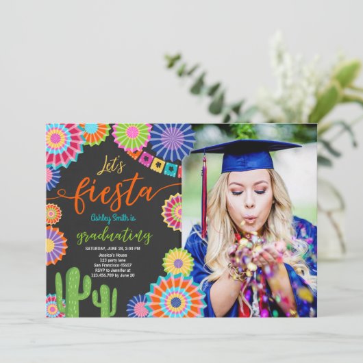 レッツフィエスタプロシデーション招待状メキシコパーティー 招待状 (スタンド正面)