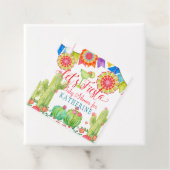 レッツフィエスタベビーガールシャワーウォーターカラーサボテン フェイバータグ (インサイチュ)