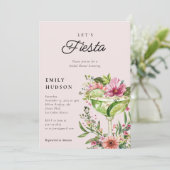 レッツフィエスタマルガリータフローラブライダルシャワー 招待状 (スタンド正面)
