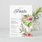 レッツフィエスタマルガリータフローラブライダルシャワー 招待状 (スタンド正面)