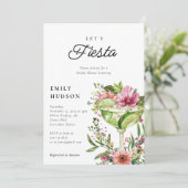 レッツフィエスタマルガリータフローラブライダルシャワー 招待状 (スタンド正面)