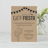 レッツフィエスタメキシコテーマ誕生日パーティー 招待状 (スタンド正面)
